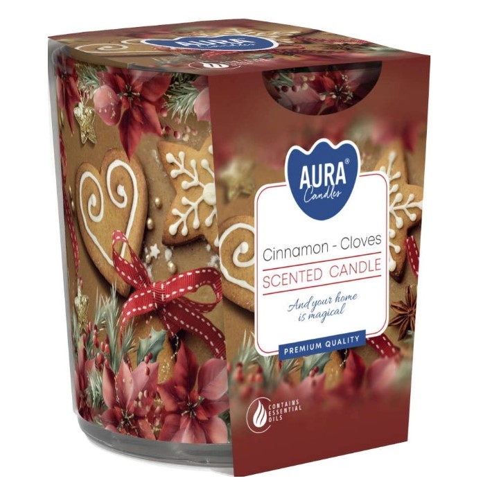 mzzzi1k8xlkbcdbzkv1efzo2bnuyeqmcqh5mb3glek9icqr_.jpg Ароматна свещ Aura – Cinnamon, 100 g, 22 часа