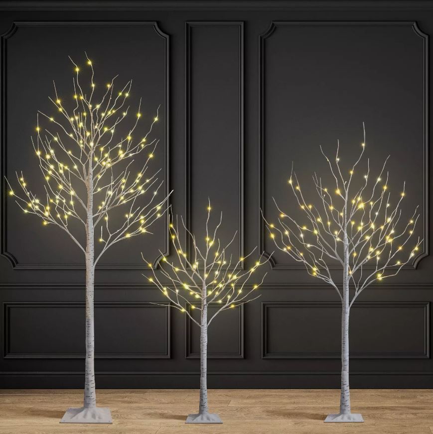 LED Светещо Дърво бяло 150см. , топла светлина – снимка 5